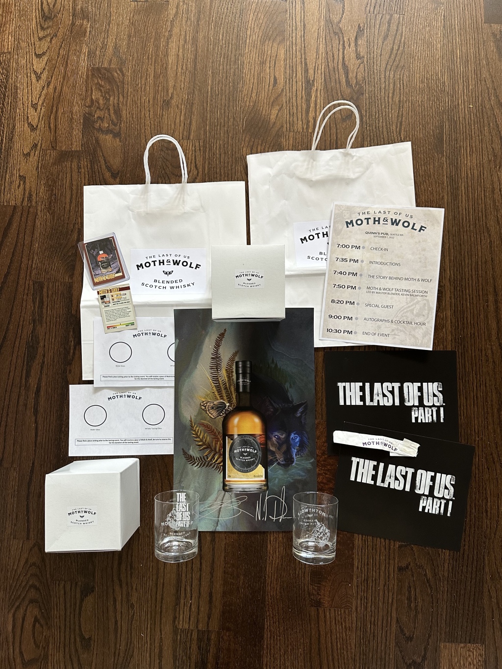 The Last of Us Part 1 Moth & Wolf Whiskey Event