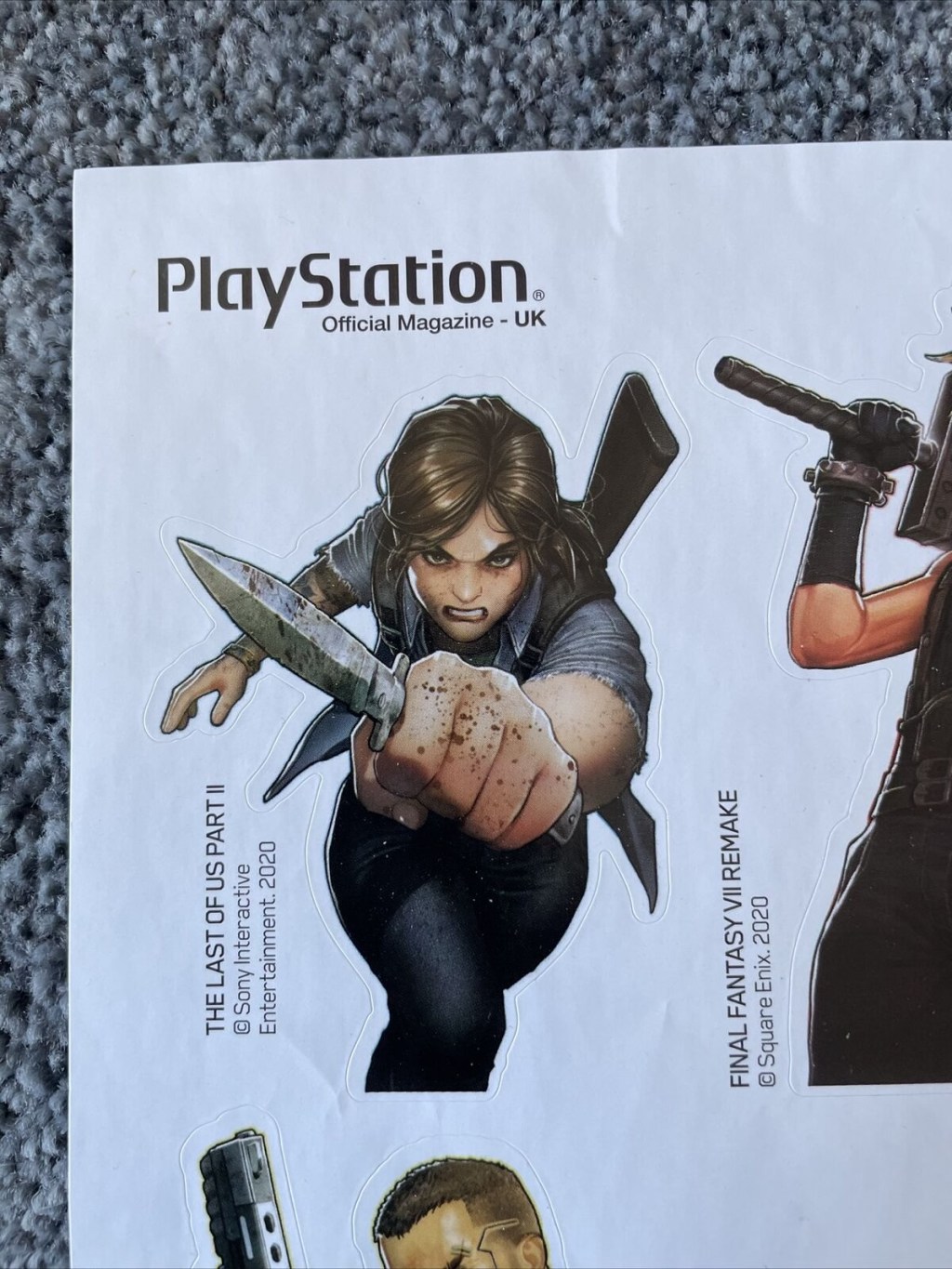 The Last of Us Part 2 Playstation UK Magazine&nbsp;Stickers