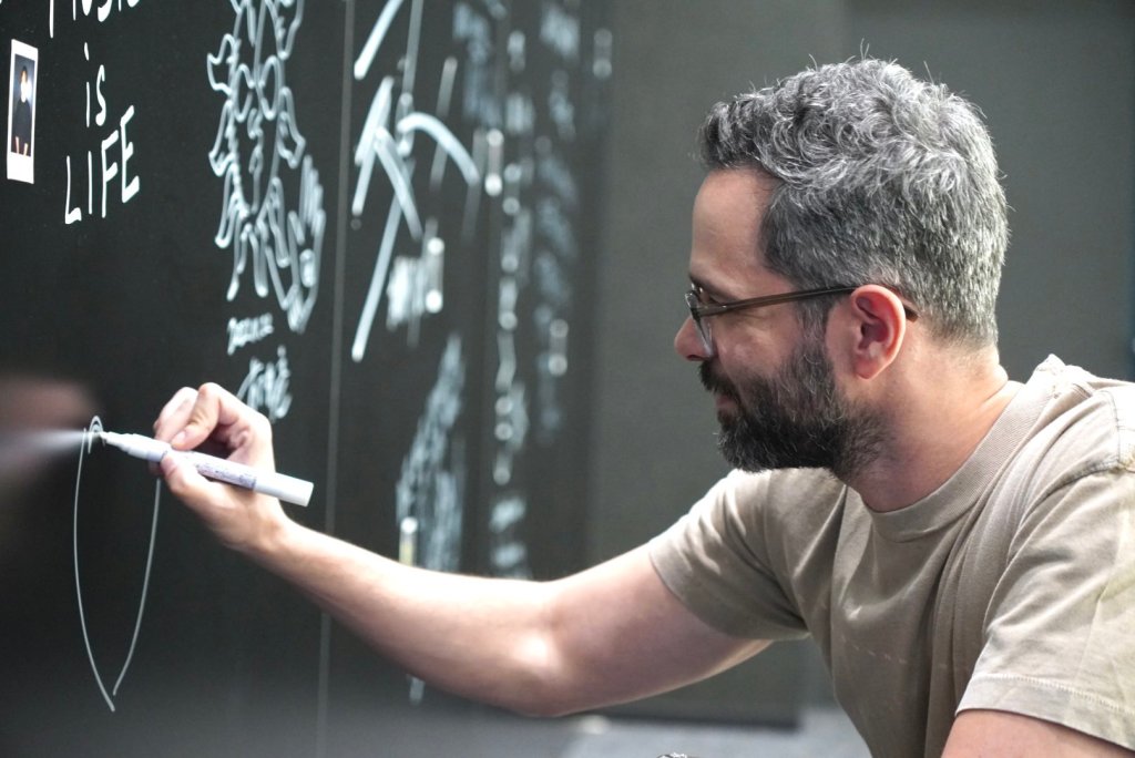 The Last of Us Drawing By Neil Druckmann on Kojima Studio&nbsp;Walls