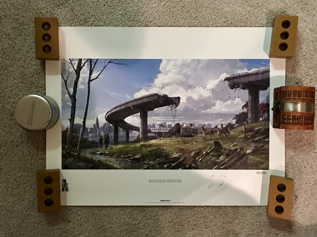 The Last of Us “Broken Bridge” Naughty Dog Store Print
