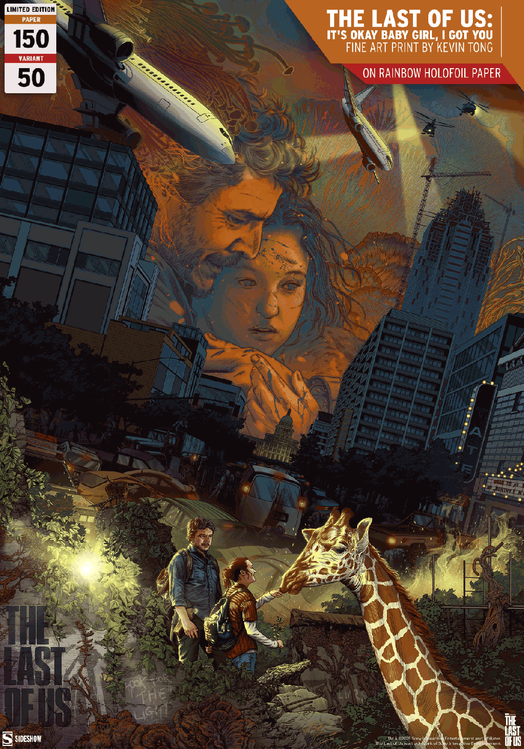 The Last of Us It’s Okay Baby Girl, I got You Print by Kevin&nbsp;Tong